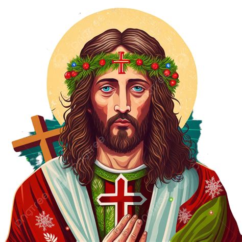 Hình ảnh Chúa Giêsu Christ Với Chữ Thập đỏ Png Chúa Giêsu Giáng Sinh