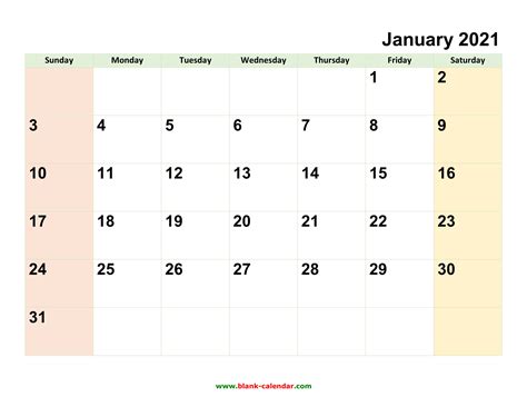 Free Word Printable 2021 Calendar Free Editable 2021 Calendars In