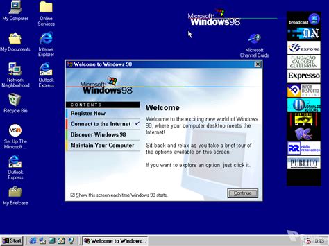 Windows 98 Active Desktop