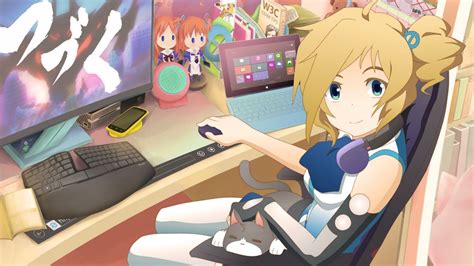 Meet Microsofts New Anime Ie It Girl Inori Aizawa Cnet