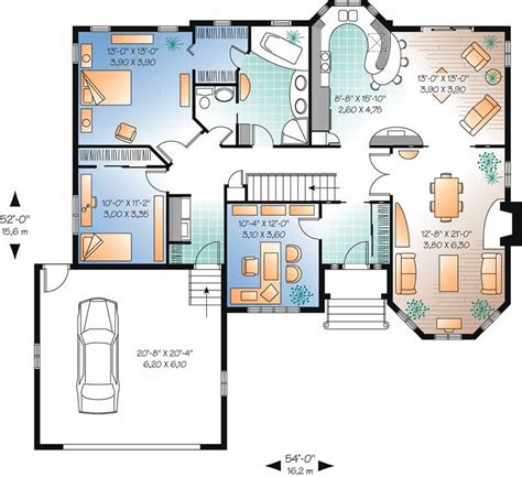 Explore thousands of beautiful home plans from leading architectural floor plan designers. Ranch - Contemporary Home with 2 Bedrooms, 1572 Sq Ft ...