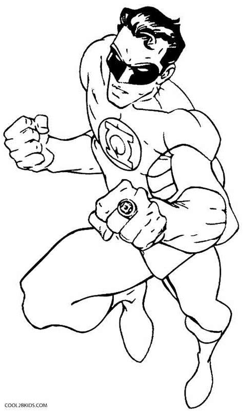 Are there coloring pages for the green lantern? Printable Green Lantern Coloring Pages For Kids ...