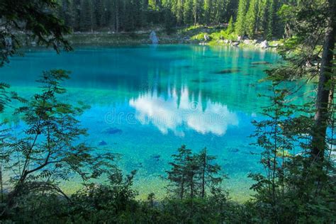 Turquoise Blue Lake Stock Image Image Of Beauty Environment 82897007