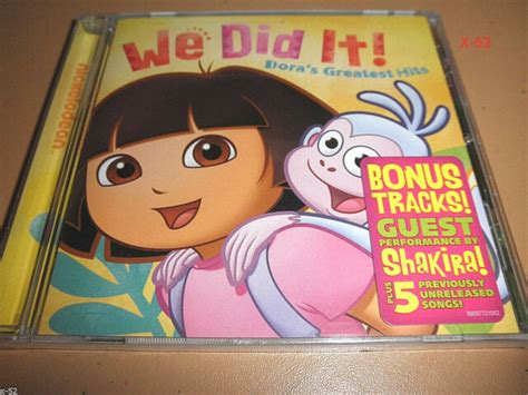 Dora The Explorer Doras Greatest Hits Cd Shakira Bonus Tracks Ebay