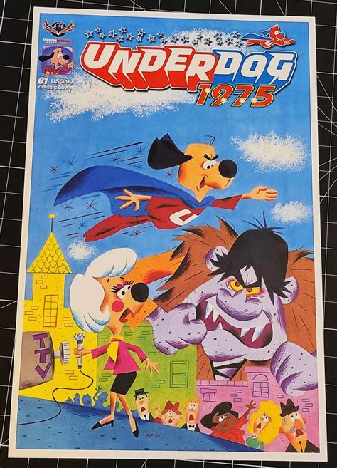 Underdog 1975 11x17 Comic Book Cover Art Print Patrick Owsley Pop