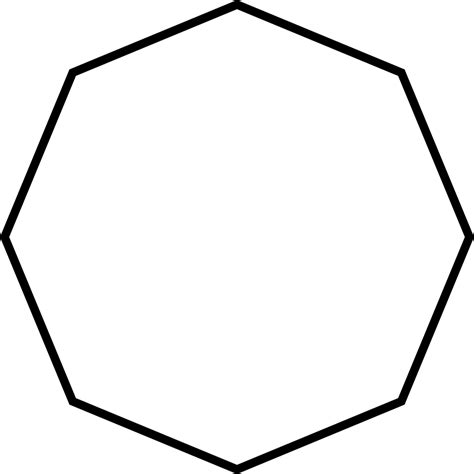 8 Sided Polygon Clipart Etc