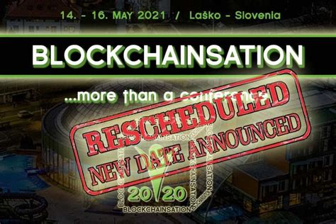 The following aspects are important: Blockchainsation Is Now Rescheduled | 14 - 16 May 2021 ...