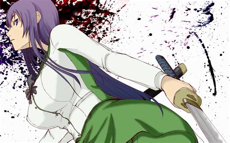 Anime Saeko Busujima 720p Highschool Of The Dead Hd Wallpaper