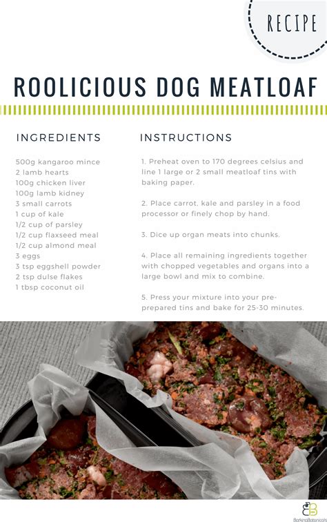 Stop feeding your dog food without knowing how it could affect them. Roolicious Homemade Dog Meatloaf Recipe (With images) | Dog meatloaf recipe, Meatloaf ...