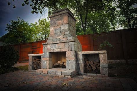 Add a stone board on top of the arch to make the mantlepiece. Shop DIY Kits - Romanstone Hardscapes