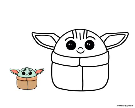 Baby Yoda Coloring Pages Free Printable Wonder Day — Coloring Pages