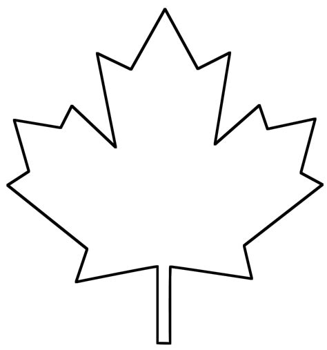 Oak Leaf Stencil Printable - ClipArt Best