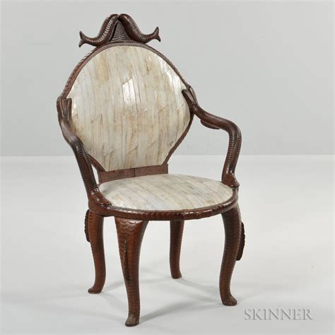 This chair has been attributed to both joseph b. Carved Mahogany Chair | Sale Number 3038B, Lot Number 471 ...