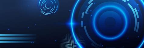 Premium Vector Abstract Blue Technology Banner Design