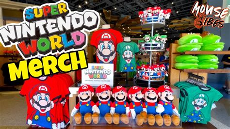 New Merchandise At Universal Studios Hollywood Super Nintendo World