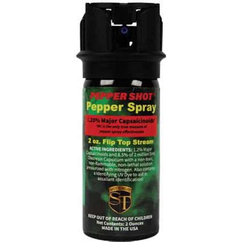 Pepper Shot 12 Mc 2 Oz Pepper Spray Carolina Security Products