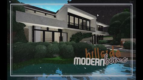 Bloxburg Lakeside Glass House Speed Build Youtube 827