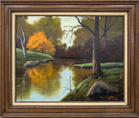 Sold Price Robert Wood Landscape Painting March 4 0120 1000 Am Cst