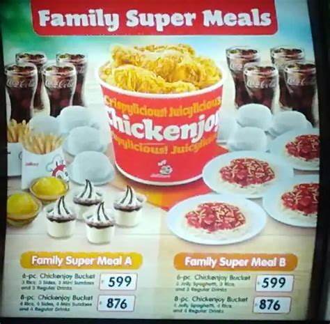 Jollibee Menu With Price