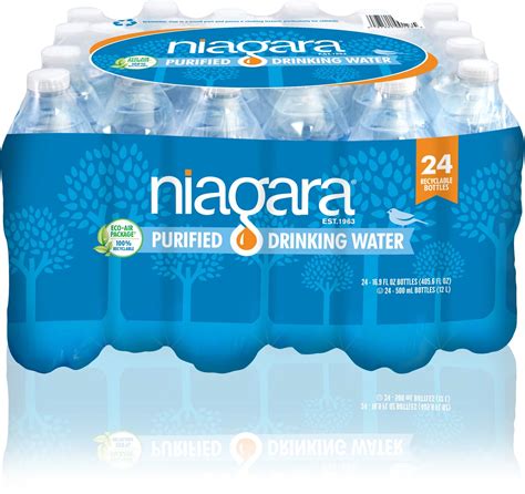 Niagara 5l 24 Pack Purified Bottled Water Academy