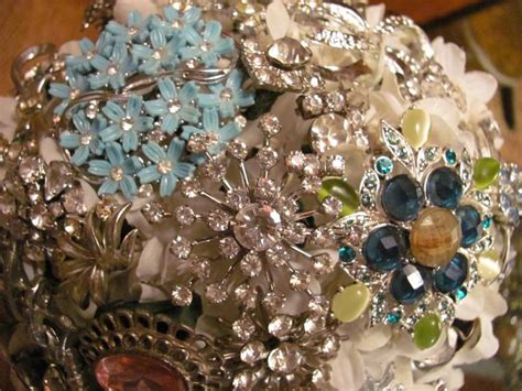 Check spelling or type a new query. Beautiful Bridal Bouquet Made Of Vintage Brooches And ...