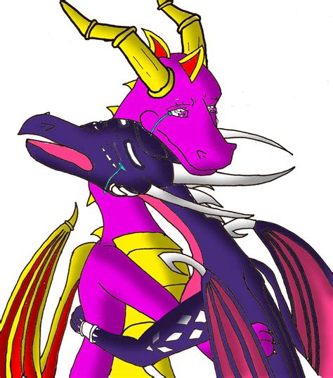 Spyro And Cynder Crying Color By Robloxuser96 On Deviantart