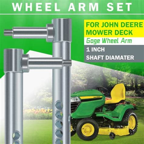 Yoursme Am131288 Am131289 Front And Rear Mower Deck Gage Wheel Arm For