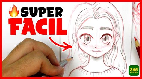 Como Dibujar Una Cara Anime Super Fácil A LÁpiz Y Paso A Paso Youtube