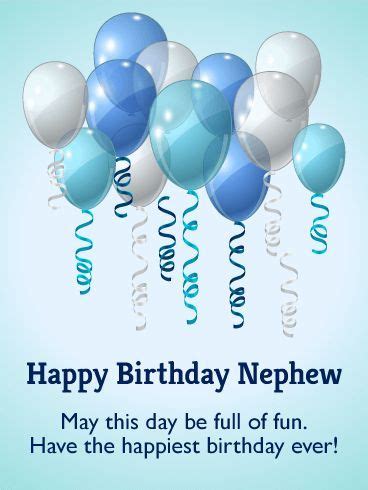 Have An Amazing Year Happy Birthday Card For Nephew Birthday Greeting Cards By Davia
