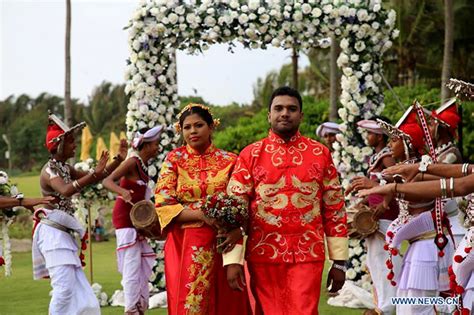 19 Chinese Sri Lankan Couples Wedded At Mass Wedding Ceremony In Sri