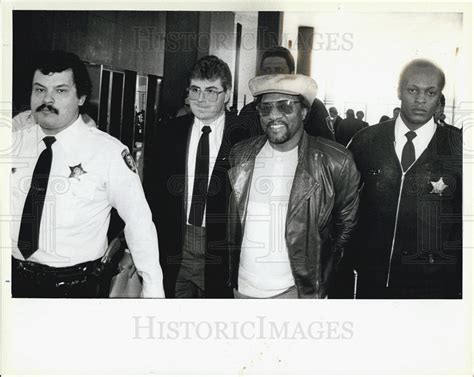 Willie Flukey Stokes Leaving Court 1986 Vintage Press Photo Print