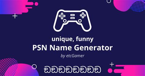 Psn Name Generator V2 Unlimited Names May 2024