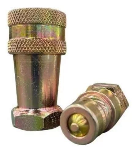 Conjunto Engate Rapido Hidraulico Macho femea Rosca 3 8 Npt Frete grátis