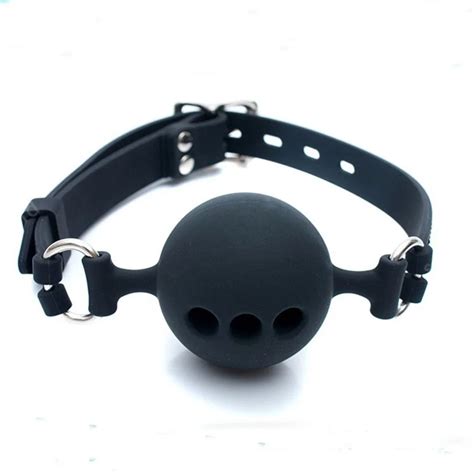 50mm45mm35mm Breathable Full Silicone Open Mouth Gags Bdsm Gag Ball Bondageadult Sex Toys