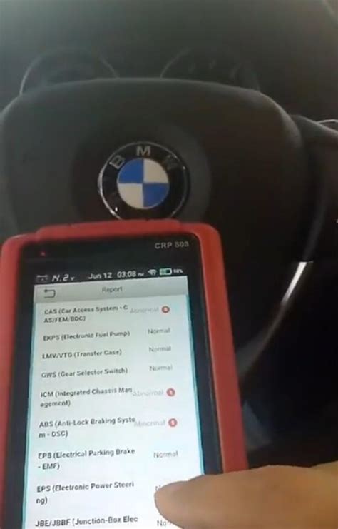 How to read BMW 2015 fault code by Launch CRP808