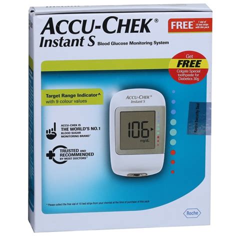 Buy Accu Chek Instant S Blood Glucose Monitoring System Free Instant