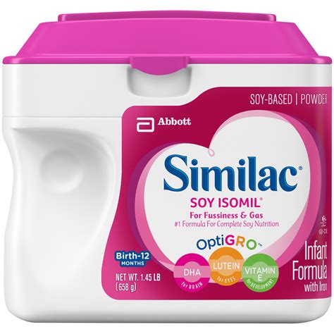 Similac Infant Formula With Iron Soy Based Powder 145 Lb 658 G