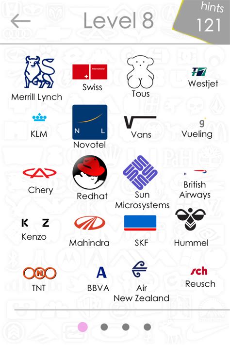 Logo Quiz Answers Level 1-15 for iPhone, iPad, and Android