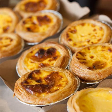Egg Tarts Portuguese Style At EXpresso Cafe In The Excelsior Hotel In