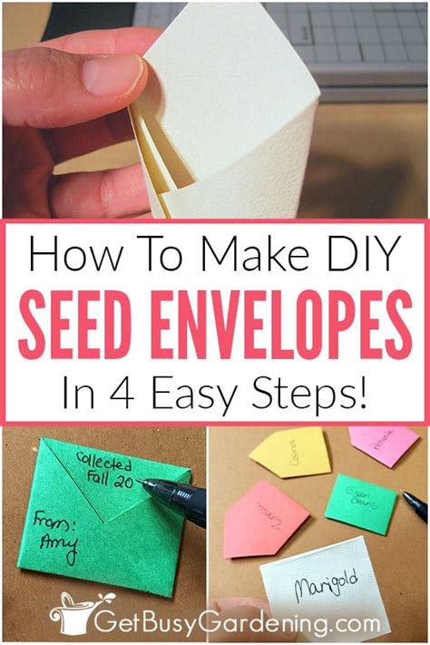 Diy Seed Packets How To Make Paper Seed Envelopes In 4 Easy Steps