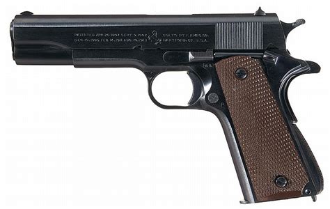 Sold At Auction 1941 Production Blued Us Colt Model 1911a1 Semi