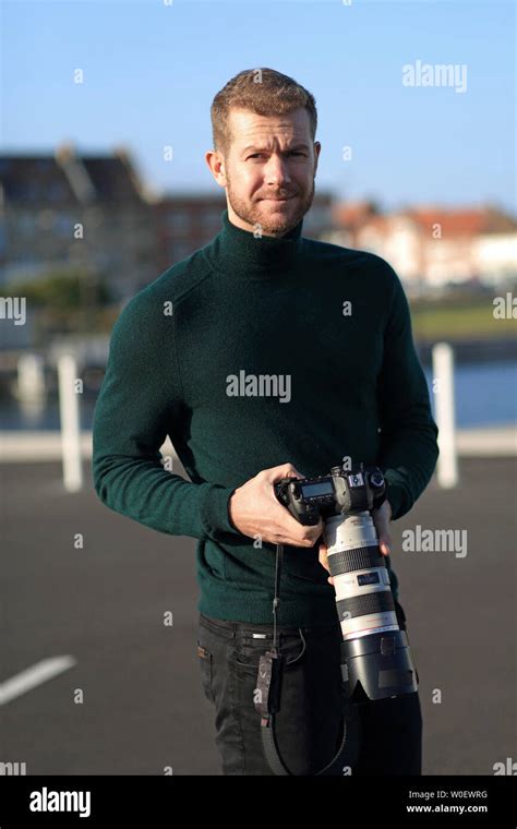Professional Photographer Outside Stock Photo Alamy