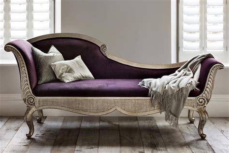 The choice of fabric or leather is entirely yours, with sumptuous shades and finishes available in all our sofa designs. Versailles Leafed Chaise Lounge Sofa in Silver Leaf - And ...