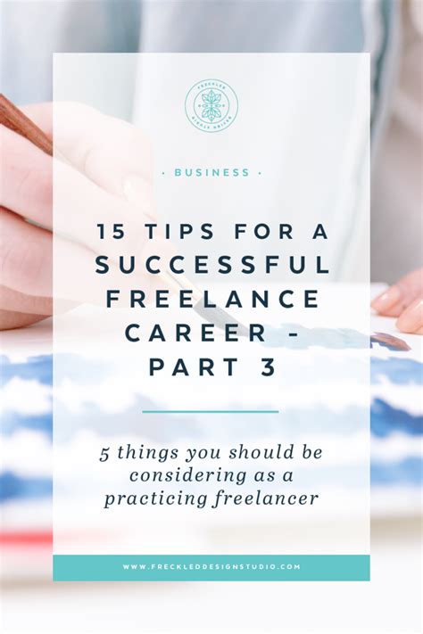 15 Tips For A Successful Freelance Career Part 3 Writing Jobs