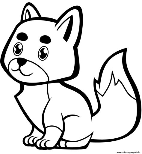 You can now print this beautiful cute baby fox coloring page or color online for free. Cute Baby Fox Coloring Pages Printable