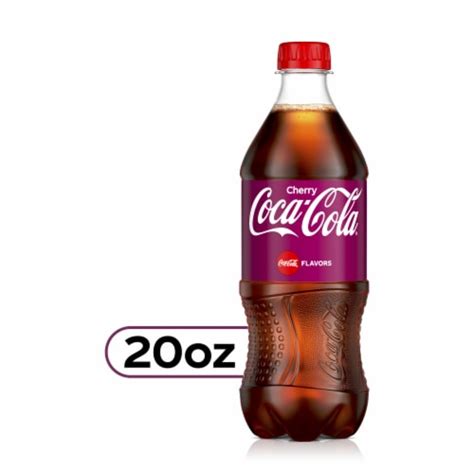 Coca Cola Cherry Soda Bottle 20 Fl Oz Bakers