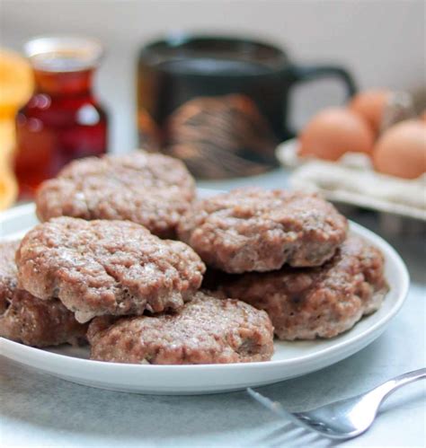 Homemade Maple Breakfast Sausage Patties Recipe