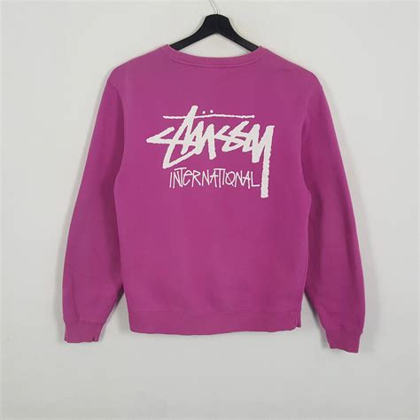 Vintage Stussy Streetwear Skateboard Big Logo Design Sweatshirt Grailed