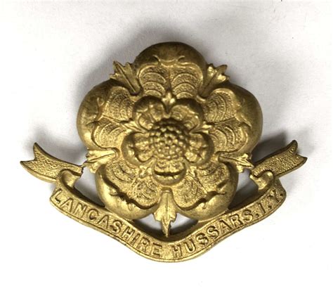 Lancashire Hussars Imperial Yeomanry Edwardian Cap Badge C1901 08