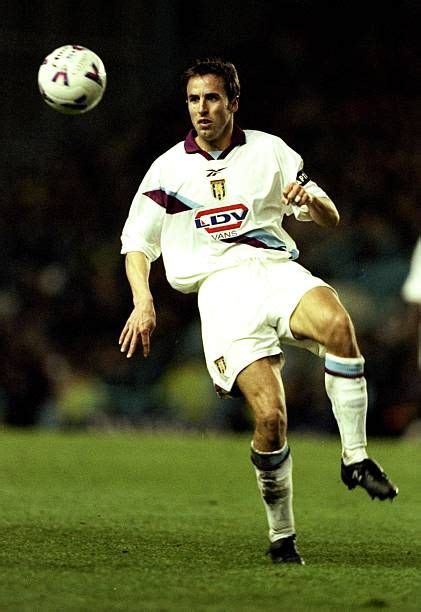 English footballer, and later manager, gareth southgate, during his time as a player for aston villa, birmingham, 23rd july 1996. Gareth Southgate of Aston Villa in action during the FA ...